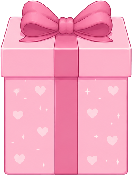 Pink birthday gift